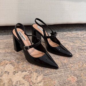 Steve Madden Black Patent Leather Women's Heels